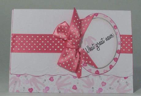 Greetings Card Made using Cute As A Button Set