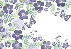 Emily's Garden - Majestix Clear Peg Stamp Set
