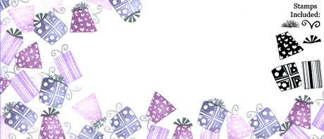 Funky Parcels - Majestix Peg Stamp Set