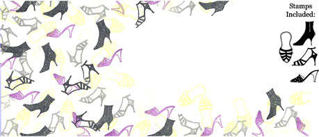 Funky Shoes- Majestix Peg Stamp Set