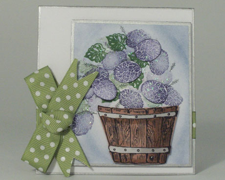 Greetings Card made Using Hydrangea Set