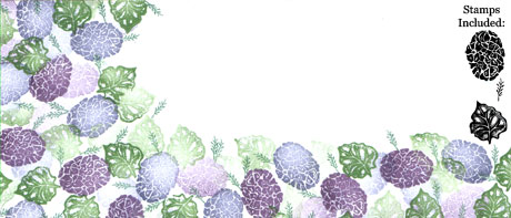 Hydrangea - Majestix Peg Stamp Set