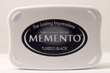 Memento dye ink is fast drying and fade resistant.
