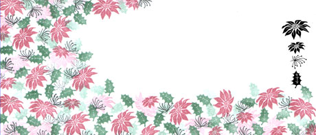 Pretty Poinsettias - Majestix Peg Stamp Set