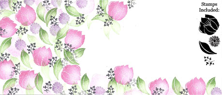 Tulip Garden- Majestix Peg Stamp Set