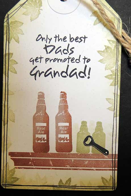 Bottles Gift Tag for DAD