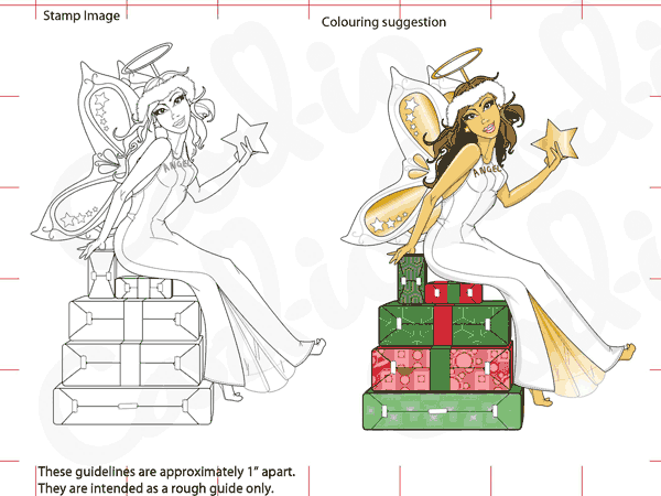 Christmas Angel Clear Stamp - Card-io Collection