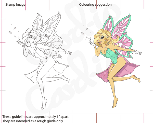 Fairie Dust Clear Stamp - Card-io Collection