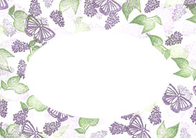 Lovely Lilacs Majestix Peg Stamp Set