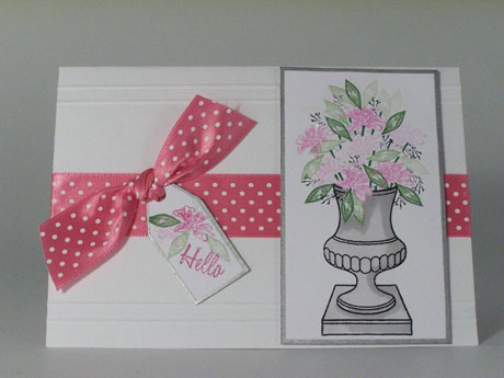 Card example Made with Lovely Lily set