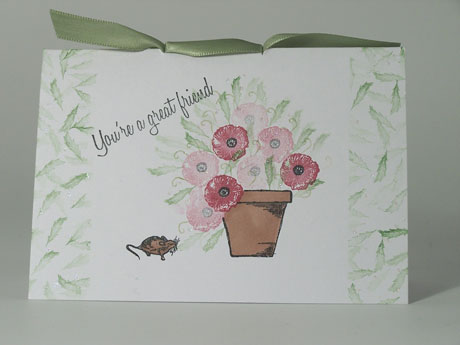 Card Example Made with Pretty Poppies Set