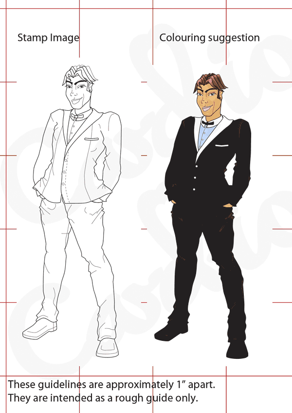 Prom Boy Clear Stamp - Card-io Collection